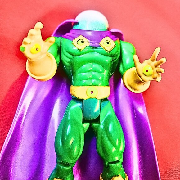 Vintage 1995 Toy Biz Mysterio Spider-Man Animated Series Action Figure - Picture 6 of 10